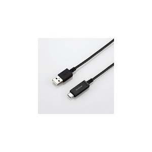 エレコム USB2.0ケーブル(温度検知機能付き、A‐C) MPA-AC07SNBK