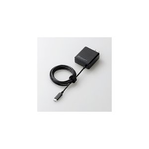 エレコム AC充電器(Type-Cケーブル一体型 3.0A) MPA-ACCFC154BK