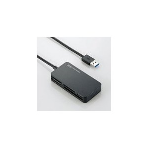 エレコム USB3.0対応メモリリーダライタ [51+5メディア対応]  ブラック  MR3-A006BK MR3-A006BK