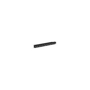 パナソニック　ぐっとすシリーズ モジュラ型パッチパネル(CAT5E)(24ポート ブラック) NR21227B