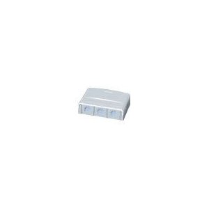 パナソニック　ぐっとすシリーズ情報モジュラジャック(CAT5E)(露出型3コ口) NR3163