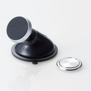 車載アクセサリー/スマホマグネットホルダー/ゲル吸盤タイプ/シルバー