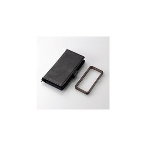 エレコム スマートフォン用汎用ケース/衝撃吸収/スタンダード/Lサイズ/ブラック P-PLFYSC02BK