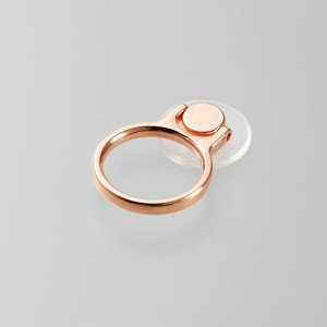 スマートフォン用ストラップ/フィンガーリング/クリア/スタンダード/ピンク