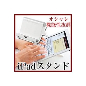 サンワサプライ iPadスタンド（ホワイト） PDA-STN7W