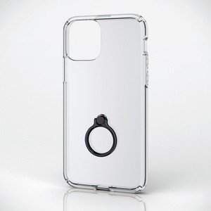 iPhone 11 Pro/ハイブリッドケース/リング付/ブラック