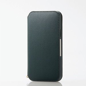 iPhone 11 Pro/ソフトレザーケース/磁石付/グリーン