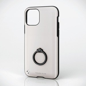 iPhone 11 Pro/TOUGH SLIM/リング付/ホワイト