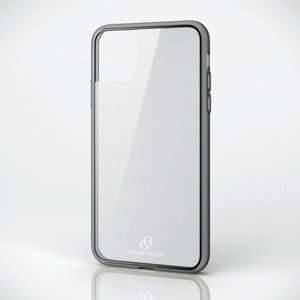 iPhone 11/ハイブリッドケース/ガラス/スタンダード/ブラック