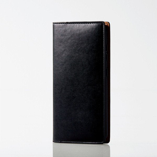 エレコム Galaxy A20/ソフトレザーケース/イタリアン(Coronet)/ネロ PM-A20PLFYILB