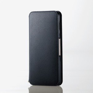 AQUOS R3/ソフトレザーケース/磁石付/ブラック