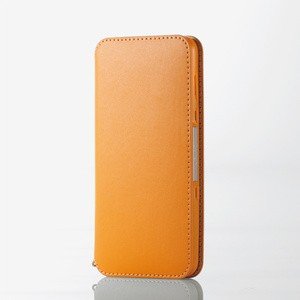 AQUOS R3/ソフトレザーケース/磁石付/キャメル