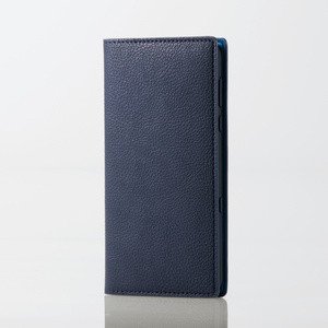 AQUOS R3/ソフトレザーケース/イタリアン(Coronet)/ロイヤルネイビー