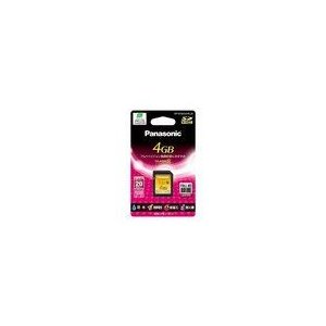パナソニック　SDHCメモリーカード 4GB RP-SDWA04GJK
