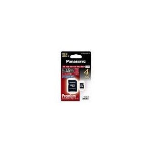 パナソニック　4GB　microSDHC UHS-Iカード RP-SMGA04GJK
