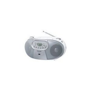 パナソニック　ポータブルステレオＣＤシステム ホワイト RX-DU10-W