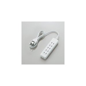 エレコム 電源タップ 1.0m T-S02-2610WH T-S02-2610WH