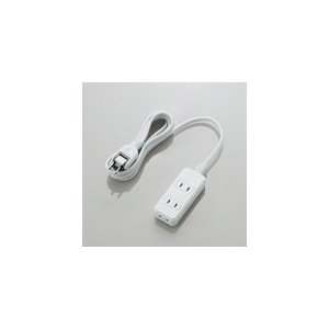 エレコム ほこりシャッター付き電源タップ 2.0m T-ST02-22320WH T-ST02-22320WH