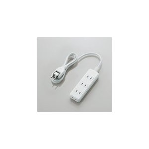 エレコム ほこりシャッター付き電源タップ 1.0m T-ST02-22410WH T-ST02-22410WH