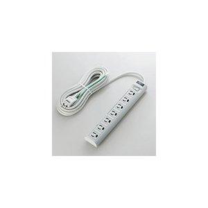 エレコム EU RoHs指令準拠 雷ガード常時通電/スイッチ連動タップ 5.0m T-T05-3750LG/RS T-T05-3750LG/RS