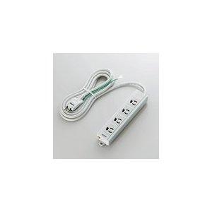 エレコム EU RoHs指令準拠 マグネット付3ピン対応抜け止めタップ 3.0m T-T06-3430LG/RS T-T06-3430LG/RS