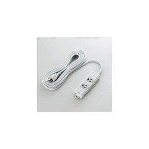 エレコム EU RoHs指令準拠 二重構造工事用タップ ケーブル長：5.0m／質量：700g T-WRM3250LG/RS T-WRM3250LG/RS