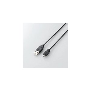 エレコム タブレット用データ転送・充電USBケーブル(USB Aタイプ⇔microBタイプ)[スタンダードモデル]1.0m  ブ・…[TB-AMB10BK]