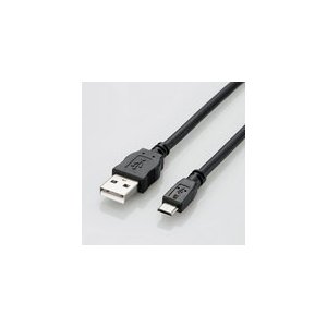 エレコム 2A対応MicroUSB(AMicroB)ケーブル 0.8m TB-AMB2A08BK TB-AMB2A08BK