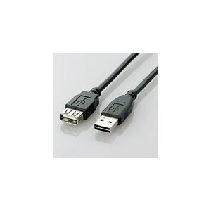 エレコム 両面挿しUSB延長ケーブル(A-A)  5.0m  U2C-DE50BK U2C-DE50BK