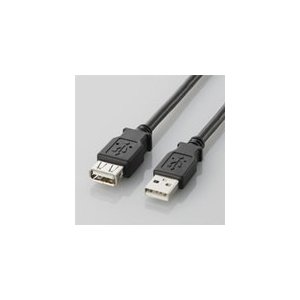 エレコム USB2.0延長ケーブル（A-A延長タイプ） [ブラック] 1.5m U2C-E15BK U2C-E15BK