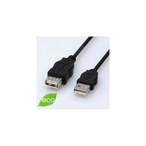 エレコム 環境対応USB延長ケーブル(Aタイプ) 1.5m USB-ECOEA15
