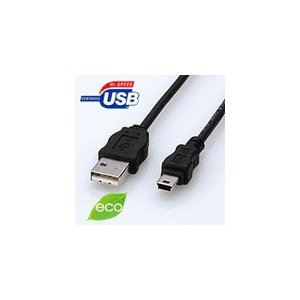エレコム USB2.0ケーブル（A：ミニBタイプ） 1.0m USB-ECOM510
