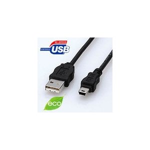 エレコム USB2.0ケーブル（A：ミニBタイプ） 5.0m USB-ECOM550