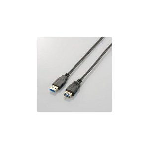 エレコム USB3.0延長ケーブル [USB3.0(A - A)] ブラック 1.5m USB3-E15BK USB3-E15BK