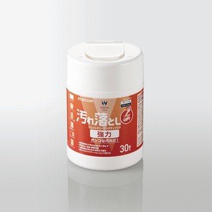 ウェットティッシュ/汚れ落とし/強力/ボトル/30枚
