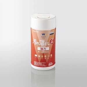 ウェットティッシュ/汚れ落とし/強力/ボトル/60枚