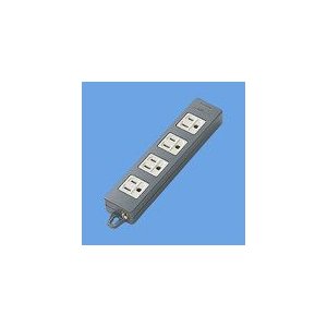パナソニック　OAタップ(接地15A形) 4コ口 ブラック マグネット付 WCH2304B