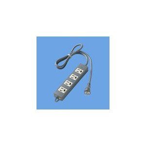 パナソニック　OAタップ(接地15A抜け止め形) 4コ口 ブラック 1mコード付 マグネット付 WCH2414B