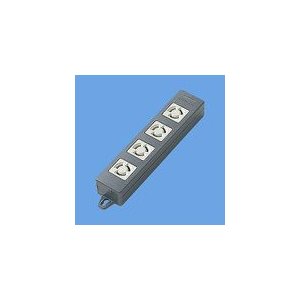 パナソニック　OAタップ(接地15A引掛形) 4コ口 ブラック マグネット付 WCH2604B