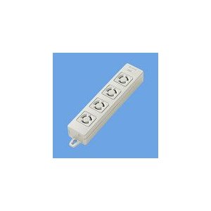 パナソニック　OAタップ(接地15A引掛形) 4コ口 グレー マグネット付 WCH2604H