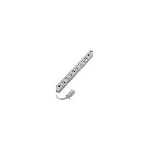 パナソニック　情報ラック用連結電源コンセント増設部(接地15A・抜け止め形) 8コ口 WCH6408