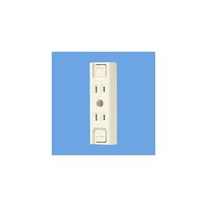 パナソニック　露出ダブルコンセント(仮設用)(フル端子) WK1212