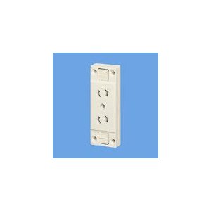 パナソニック　露出抜け止めダブルコンセント(仮設用)(フル端子)15A 125V WK1262