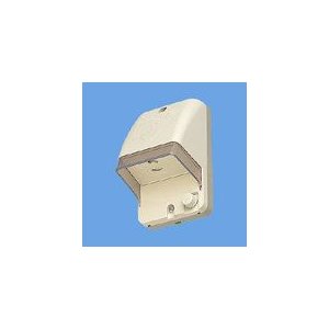 パナソニック　アースターミナル付フル防水コンセント(1コ用)(露出・埋込両用) WK2111K