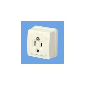 パナソニック　接地角型コンセント(125V) WK3001W
