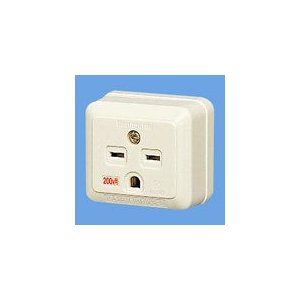 パナソニック　接地角型コンセント(250V) WK3012