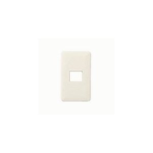パナソニック　フルカラーワンタッチモダンプレート 1コ用 ミルキーホワイト WN6801WK