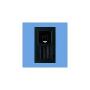 パナソニック　カラーカメラ付ドアホン子器 広角 FFシリーズ 縦型 WQD品番専用 警報表示付 ブラック WQD828B