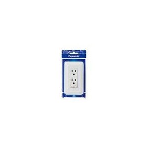 パナソニック　コスモワイド21埋込アースターミナル付接地ダブルコンセント ホワイト WTP113238WP