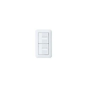 パナソニック　コスモワイド21埋込ネームダブルスイッチB ホワイト WTP50612WP